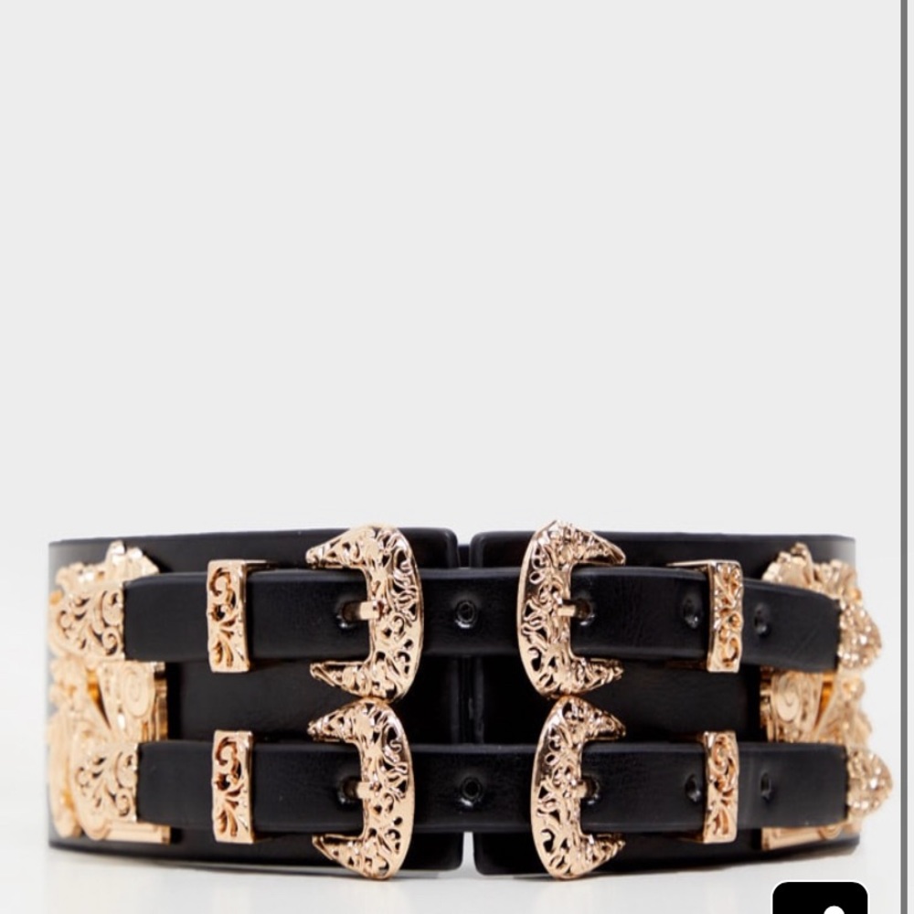 Gold western belt